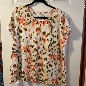 Belle by Kim Gravel slub knit tee